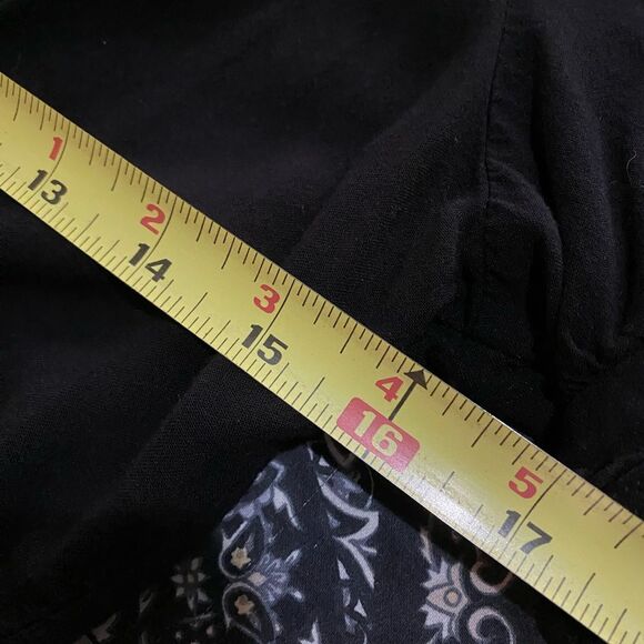 Hot Topic Black Blouse with Mushroom Buttons Size S UB-2 - Picture 8 of 9